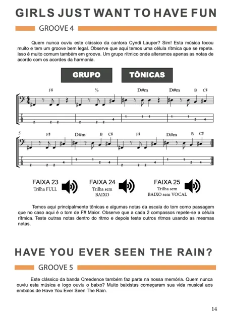 Página do ebook Bass Pop