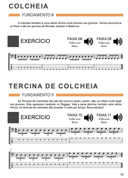 Página do ebook Bass Pop