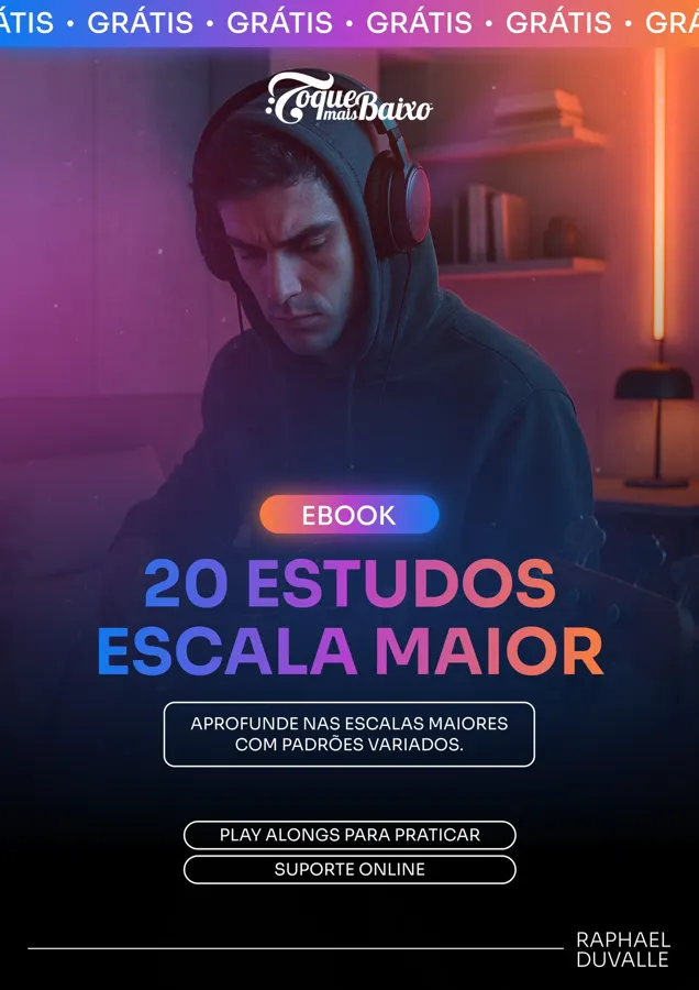 Capa do ebook 20 Estudos Escala Maior