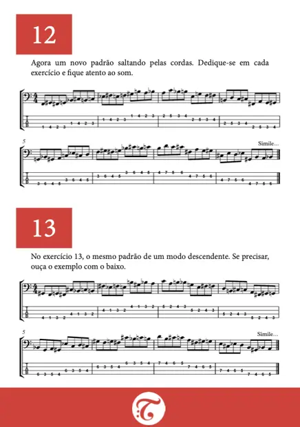 Página do ebook 16 Estudos Cromáticos no Baixo