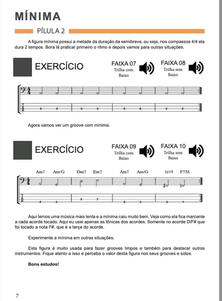 Página do ebook Manual do Ritmo