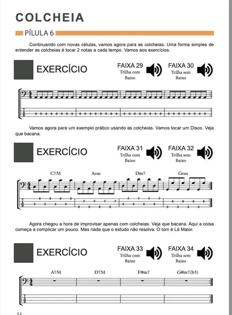 Página do ebook Manual do Ritmo